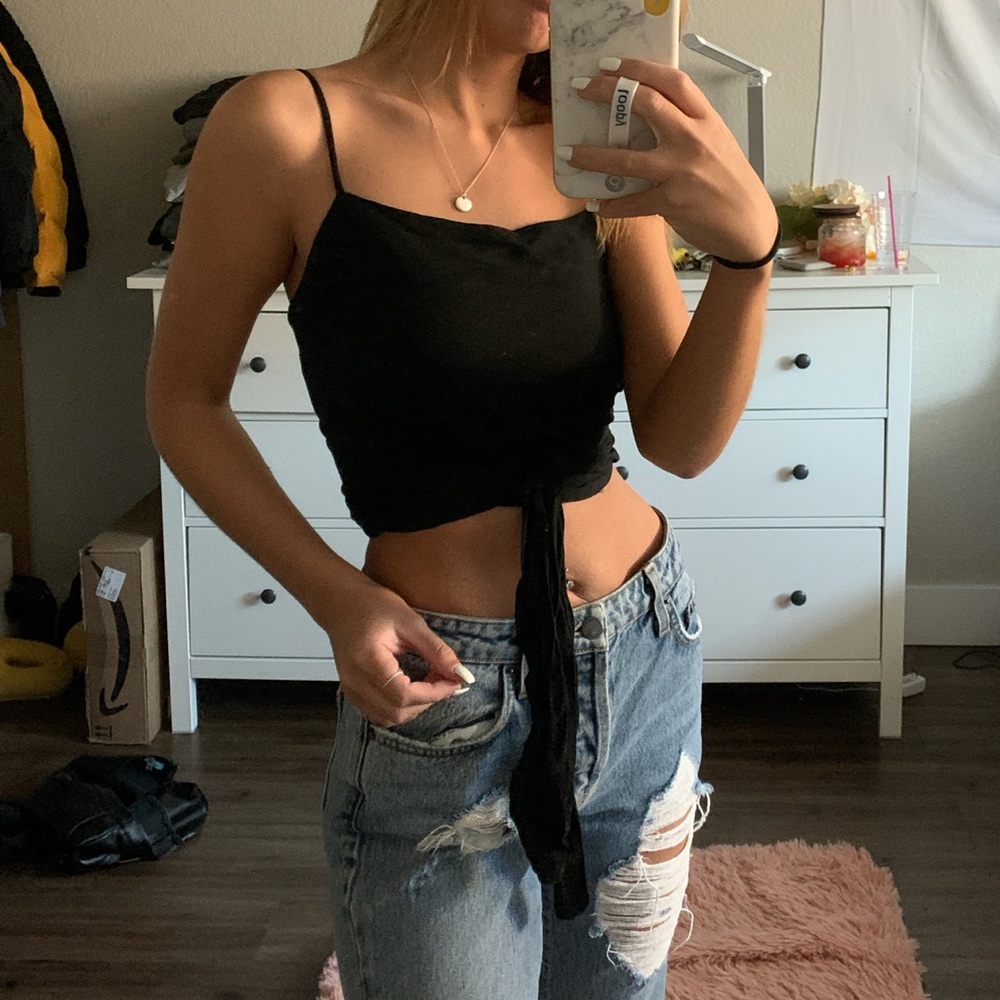 Tie Around Crop Top